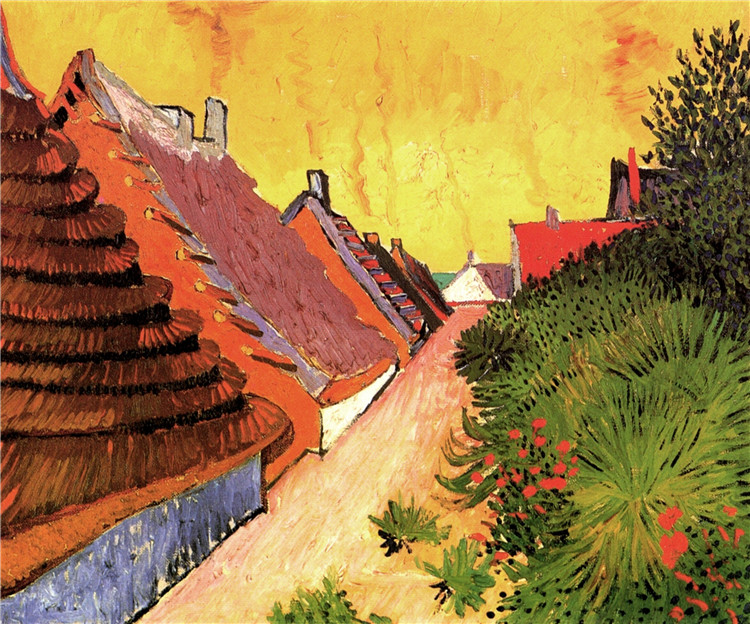 Street In Saintes-Maries Van Gogh Oil Painting